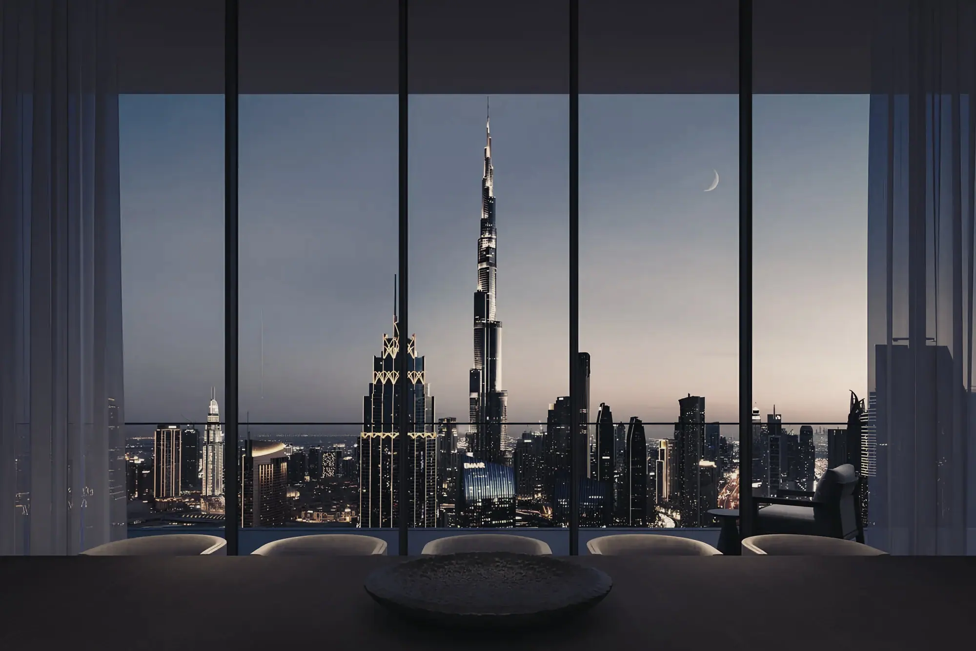 A window seat above the city
